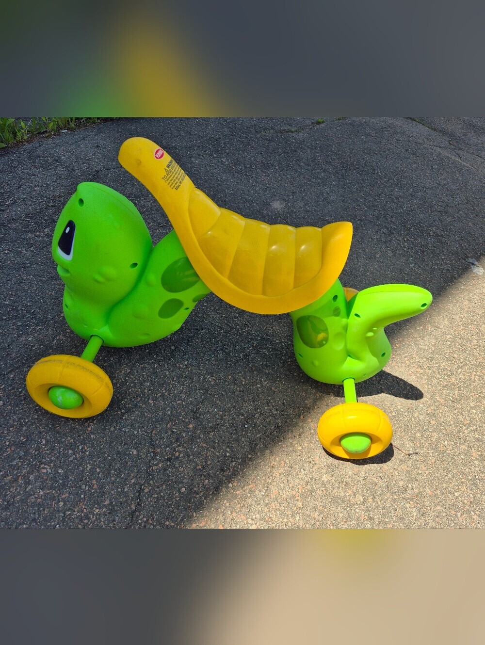 Playskool caterpillar kids ride on inchworm up to 50lbs toy
